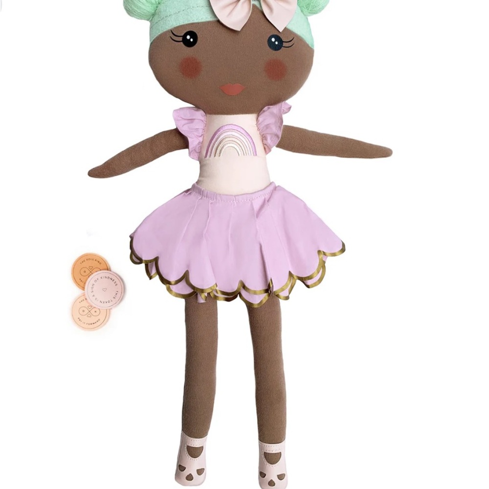 The joy doll Adorable Mint and Pink Doll